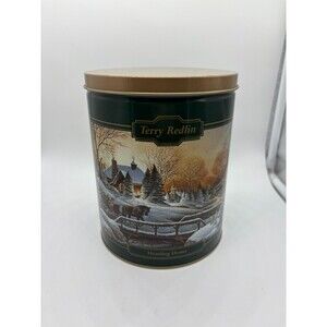 Terry Redlin Tin with Lid Heading Home Picture Collector Tin 7"